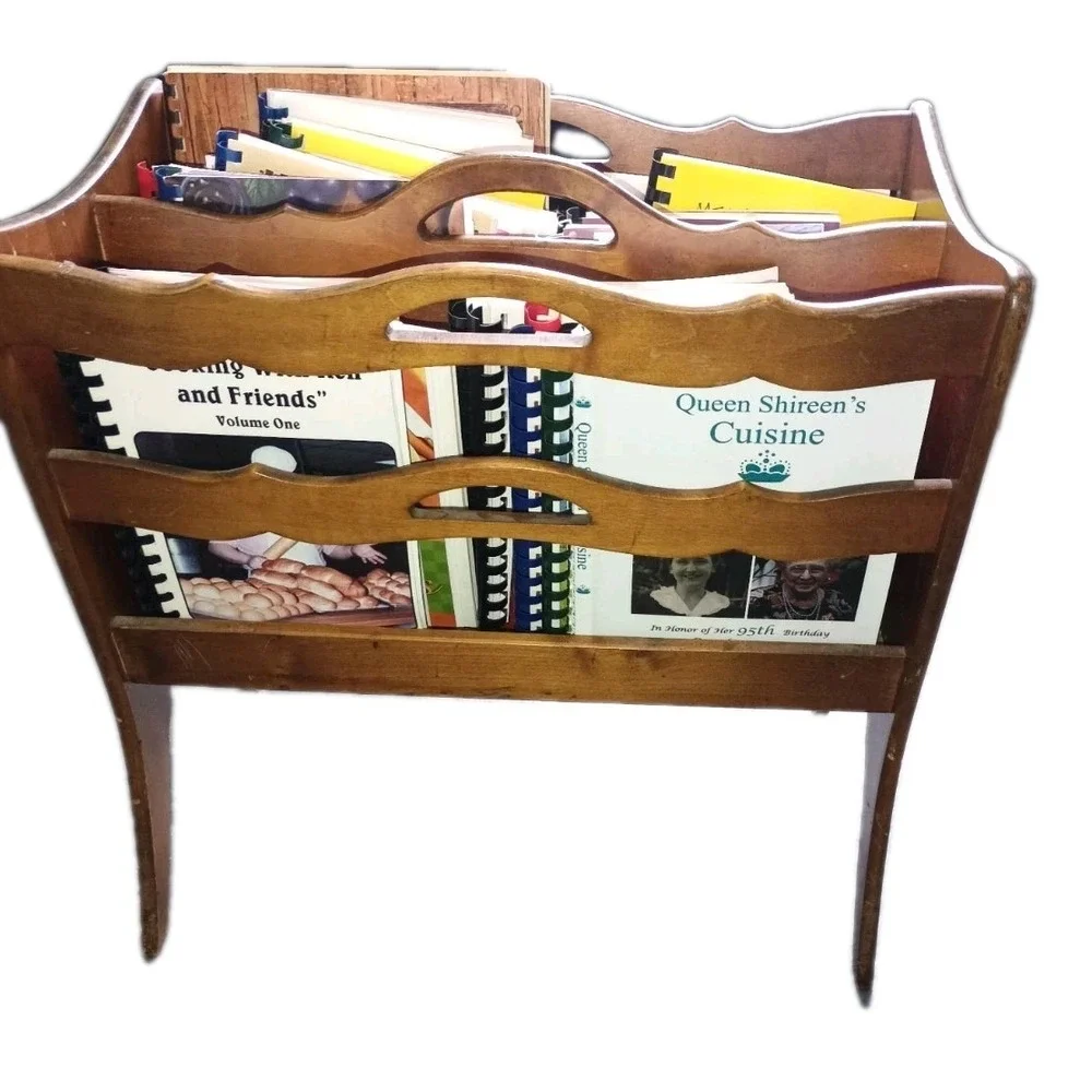 The Ferguson Brothers‎ Wooden Vintage Magazine Rack Stand